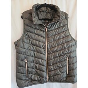 Big Chill Down Blend Puffer Vest Green 2X